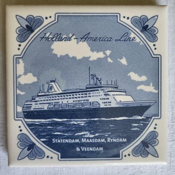 Holland America Line Tiles from the Mariner Collection - Picture 4 of 7